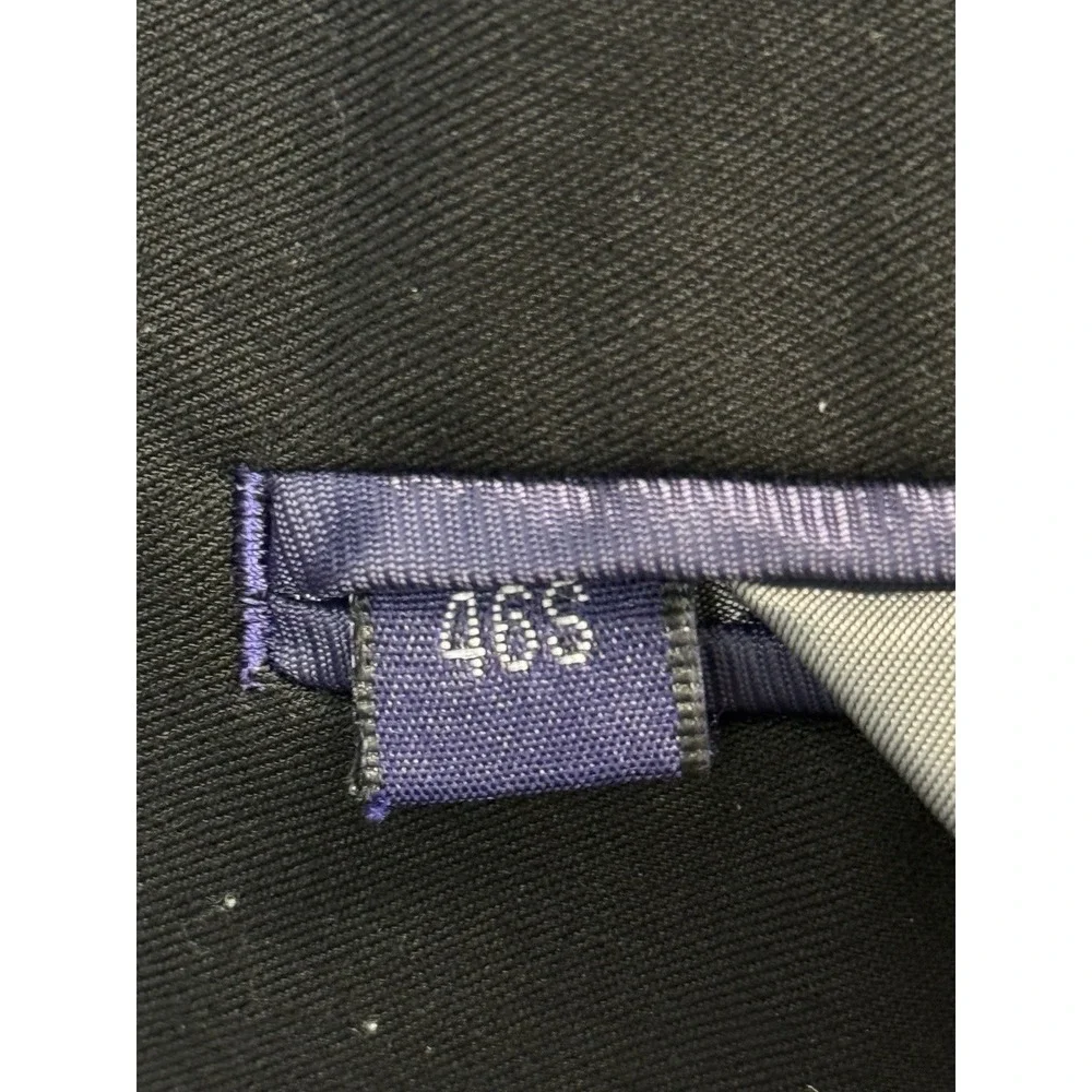 Adolfo Men's Portly Black‎ Blazer Jacket Size 46S Regular Fit Sport Coat